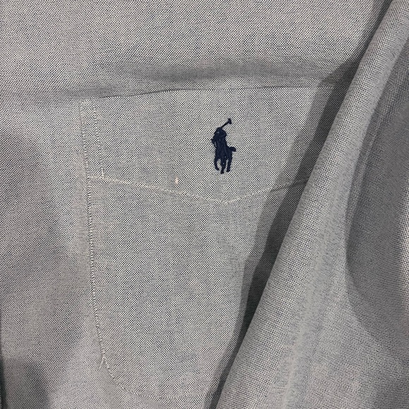 Polo Ralph Lauren Blue Chambray Oxford Button Down Shirt XXL - Picture 2 of 6